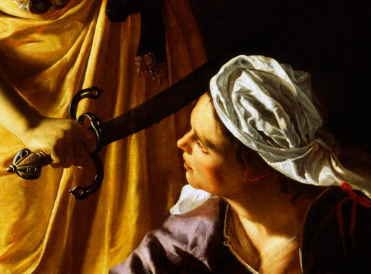 Artemisia Gentileschi - Judith and her Maid - detail 2