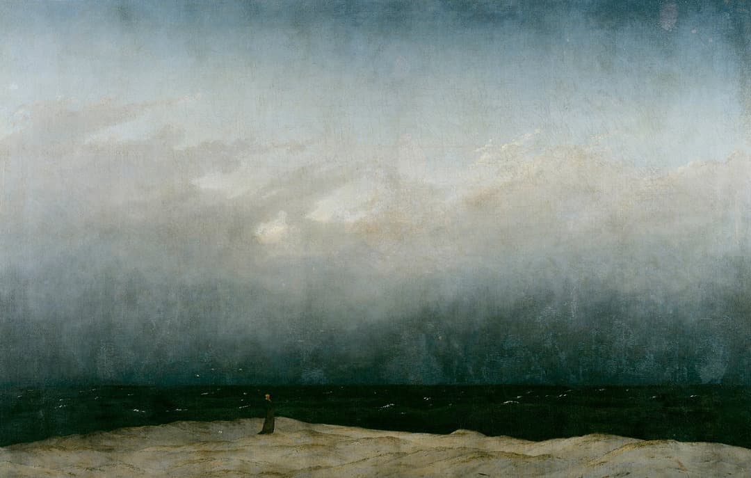 Caspar David Friedrich - Der Monch am Meer - 1809-10