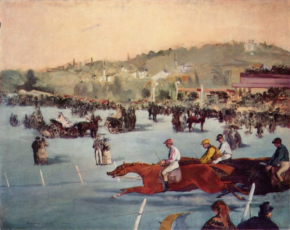 Edouard Manet - Races at the Bois de Boulogne - 1862