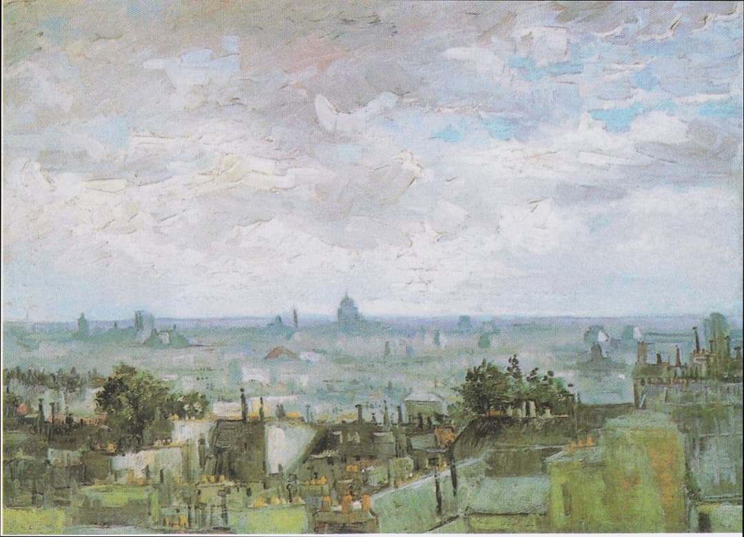 Vincent van Gogh - View of Paris from Meudon - 1886
