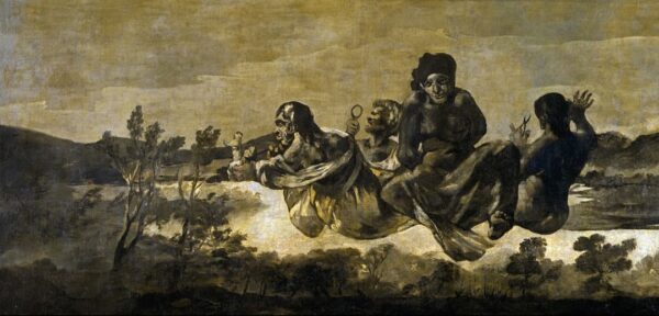 Francisco de Goya - Atropos o Las Parcas - 1819-1823