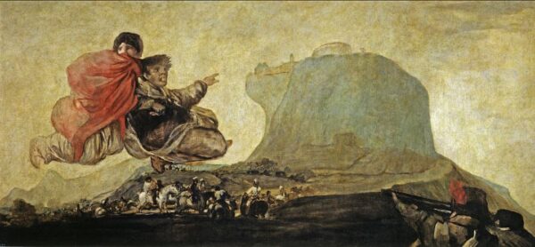 Francisco de Goya - Vision fantastica o Asmodea - 1819-1823
