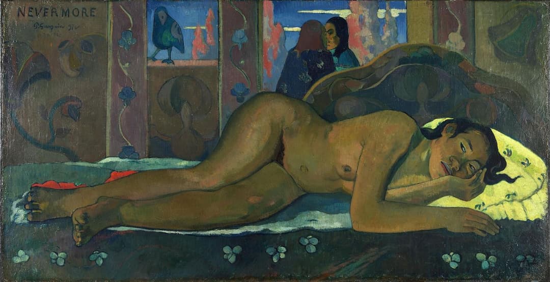 Paul Gauguin - Nevermore O Taiti - 1897