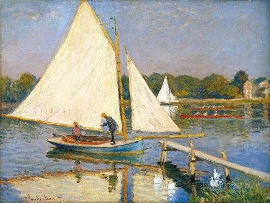 Claude Monet - Les canotiers a Argenteuil - Nahmad collection