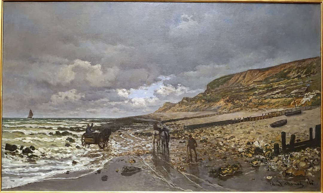 Claude Monet - La Pointe de la Heve at Low Tide - 1865