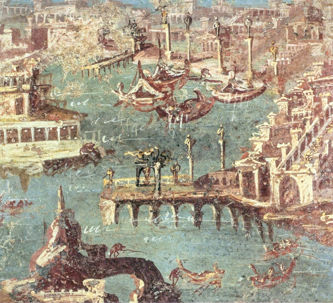 Painting The City The History Of Cityscapes   Roman Wall Painting From Stabiae 1st Century 