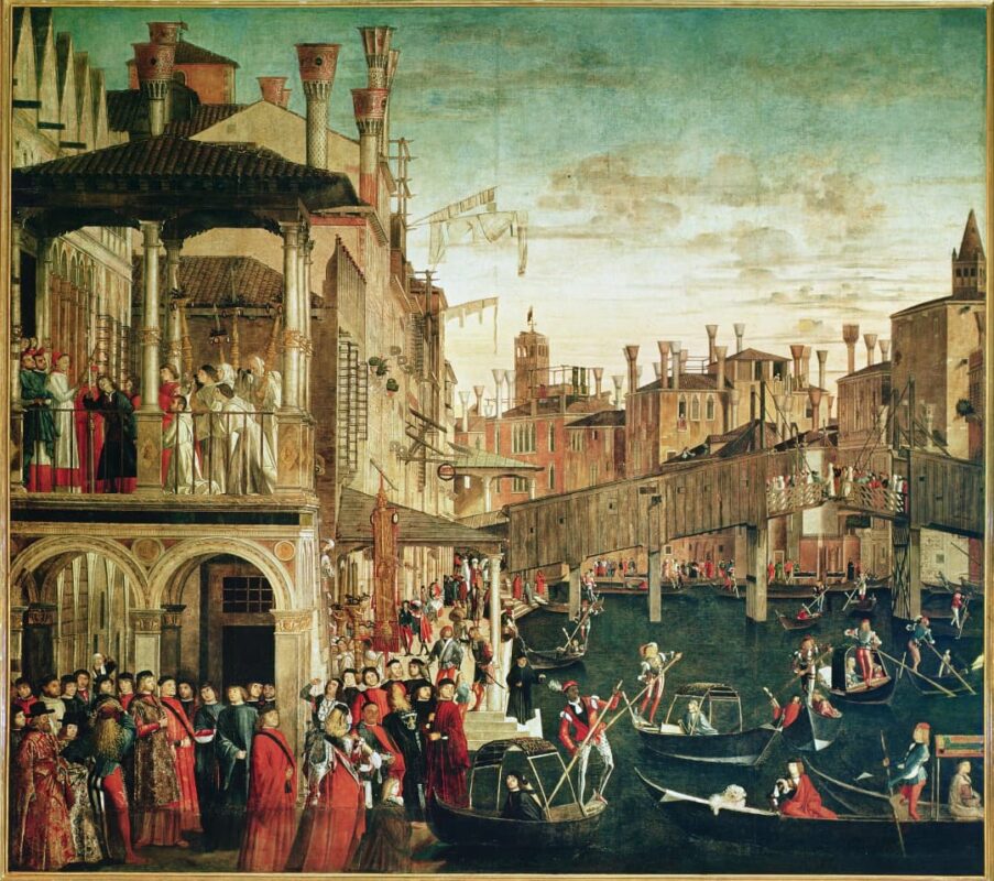 Vittore Carpaccio - Miracle of the Relic of the True Cross - 1494