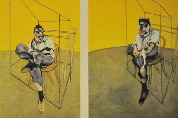 Francis Bacon - Three studies of Lucian Freud - zoom
