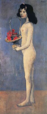 Pablo Picasso - Fillette a la corbeille fleurie - 1905