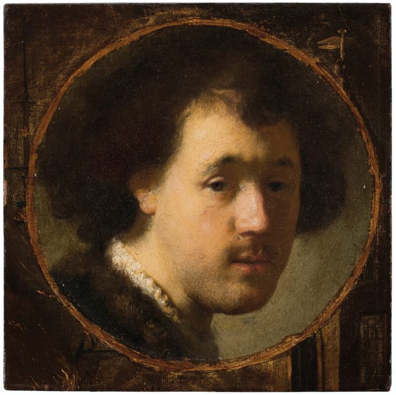 Manner of Rembrandt Harmensz van Rijn - A portrait of the artist