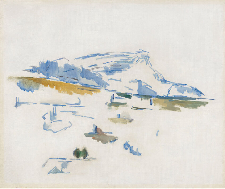 Paul Cezanne - La Montagne Sainte-Victoire vue des Lauves - christies