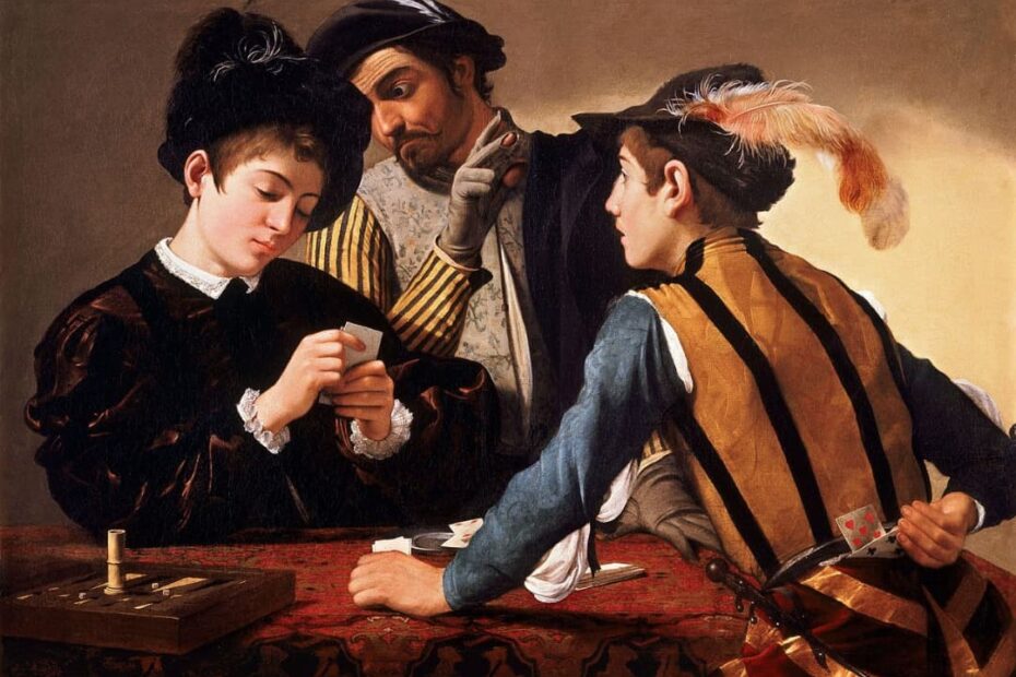 Caravaggio - Cardsharps - c.1597