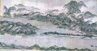 Sesshu Tōyō - Vista de Ama-no-Hashidate