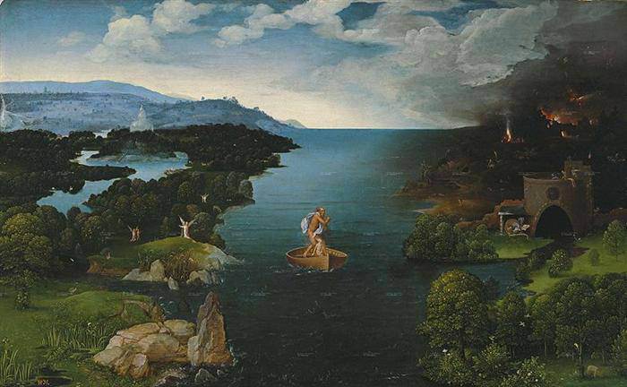 Joachim Patinir - Landscape with Charon Crossing the Styx