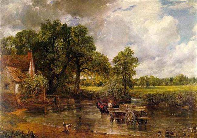 John Constable - El carro del heno