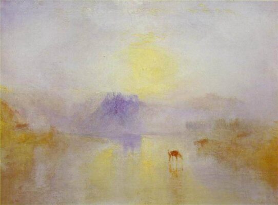 1845 turner norham castle sunrise 1