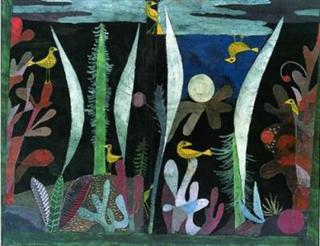 Klee - Landscape with yellow birds
