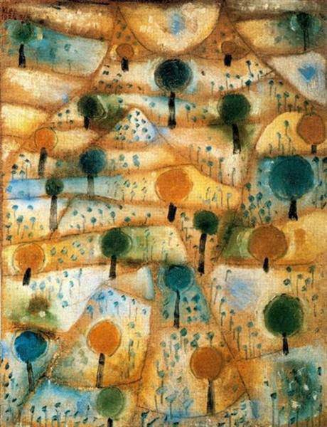 Paul Klee - Small Rhythmic Landscape