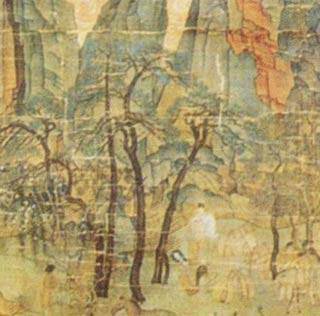 Ming Huang's Journey to Shu - detail