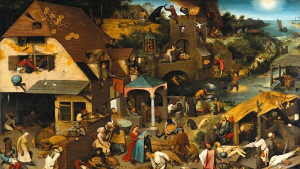 Bruegel Proverbs - 1920-1080