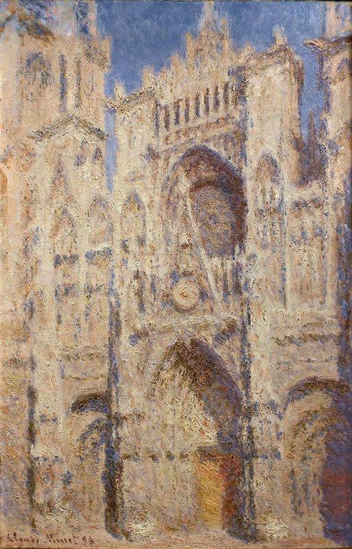 Claude Monet - Rouen Cathedral - The Portal Sunlight - 1892-1894 Oil on Canvas