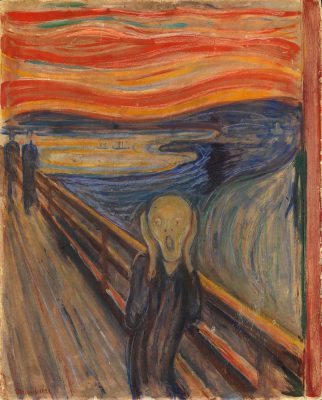 Edvard Munch - The Scream - 1893 - Oil tempera and pastel on cardboard - National Gallery of Norway - Oslo