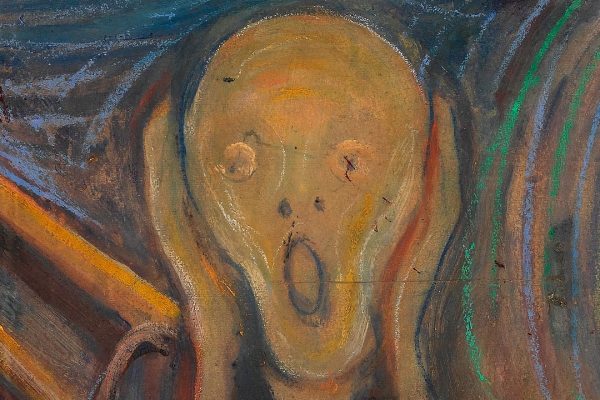 Edvard Munch - The Scream - detail 1