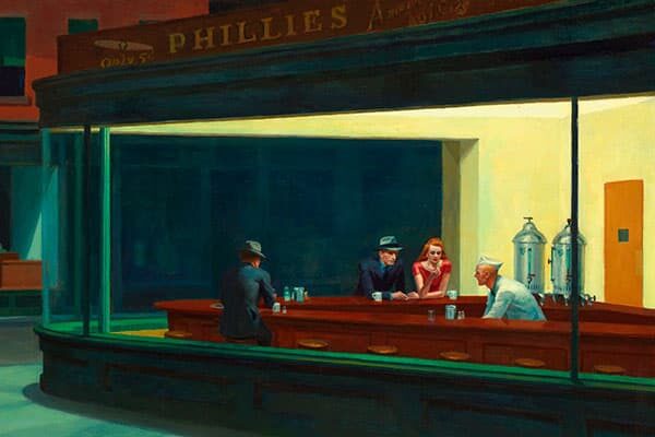 Edward Hopper - Nighthawks - thumbnail