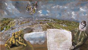 'Vista y plano de Toledo' de El Greco