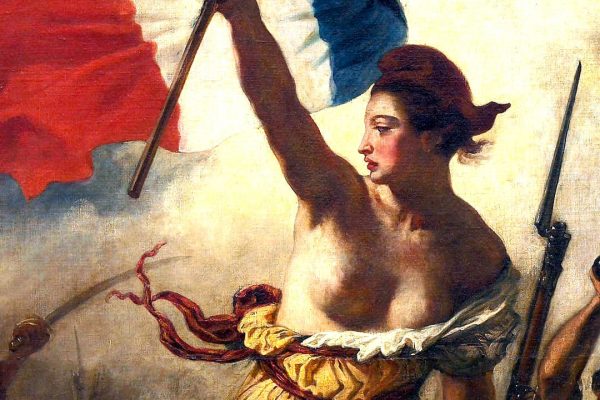 Eugene Delacroix - La liberte guidant le peuple - detail 1