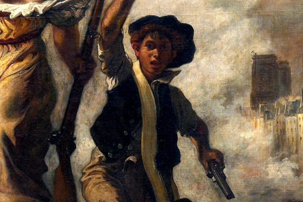 Eugene Delacroix - La liberte guidant le peuple - detail 2