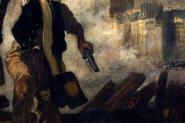 Eugene Delacroix - La liberte guidant le peuple - detail 3