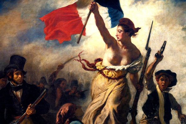 Eugene Delacroix - La liberte guidant le peuple - detail 8
