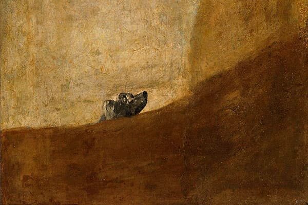 Francisco de Goya - The Dog - thumbnail