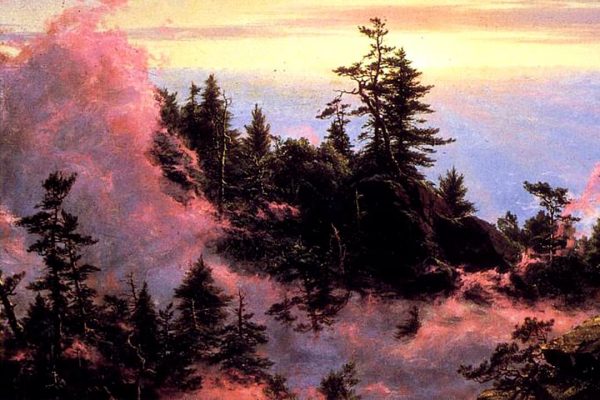 Frederic Edwin Church - Above the Clouds at Sunrise - detail 1