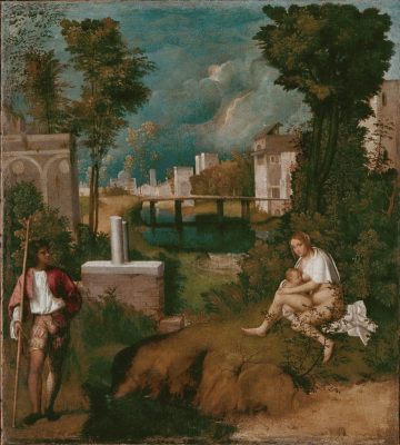 Giorgione - The Tempest - 1508 - Oil on canvas - Gallery della Accademia - Venice