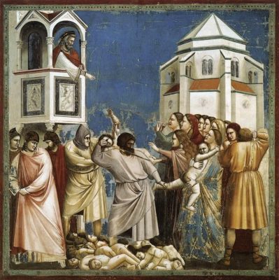 Giotto di Bondone - No. 21 Scenes from the Life of Christ - 5. Massacre of the Innocents - 1304-1306 - Scroveghi Chapel - Padua
