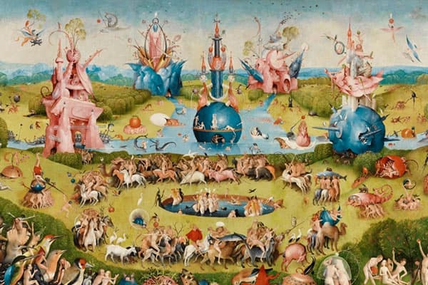 Hieronymus Bosch - The Garden of Earthly Delights Triptych - thumbnail