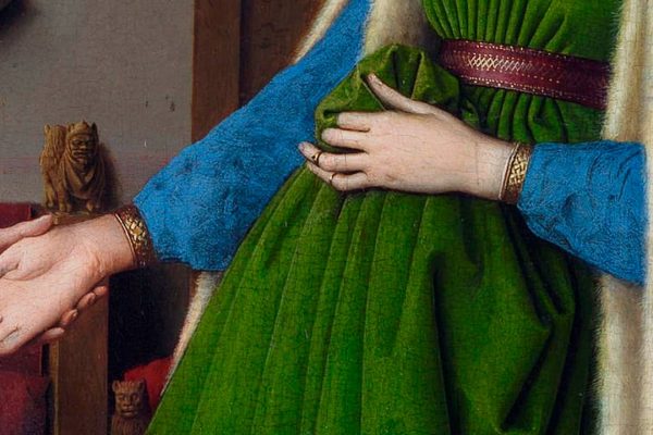 Jan Van Eyck - Arnolfini Portrait -The-Marriage-Arnolfini - detail-4