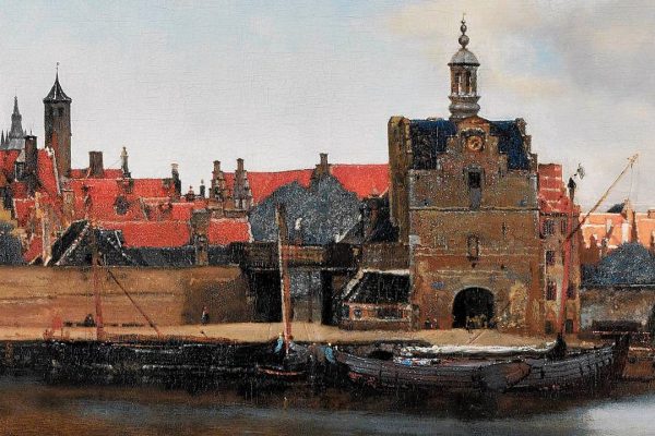 Johannes Vermeer - View-of-delft - detail 1