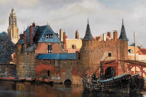 Johannes Vermeer - View-of-delft - detail 2
