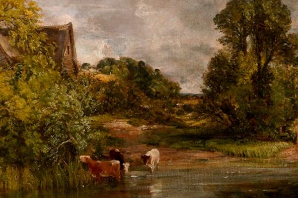 John Constable - The White Horse - detail 3