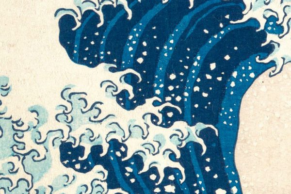 Katsushika Hokusai - Tsunami - detail 1