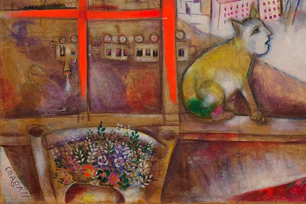 Marc Chagall - Paris par la fenetre - detail 2
