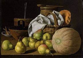 Still Life with melons and pears