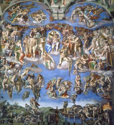 Michelangelo Buonarroti - Last Judgement - 1536-1541 - Fresco Capella Sistina Vatican