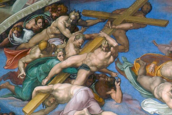 Michelangelo Buonarroti - Last Judgement - detail-2 - 1536-1541 - Fresco Capella Sistina Vatican