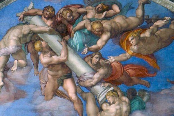 Michelangelo Buonarroti - Last Judgement - detail-3 - 1536-1541 - Fresco Capella Sistina Vatican