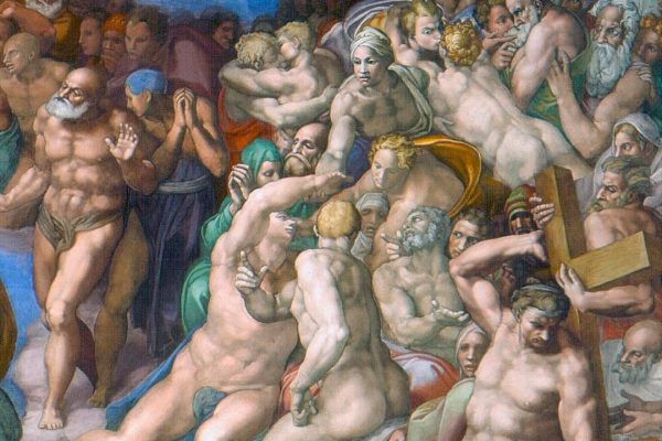 Michelangelo Buonarroti - Last Judgement - detail-4 - 1536-1541 - Fresco Capella Sistina Vatican