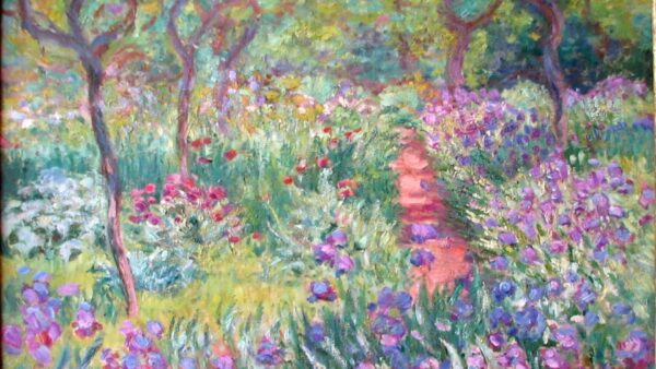Monet - Garden at Giverny - 1920-1080